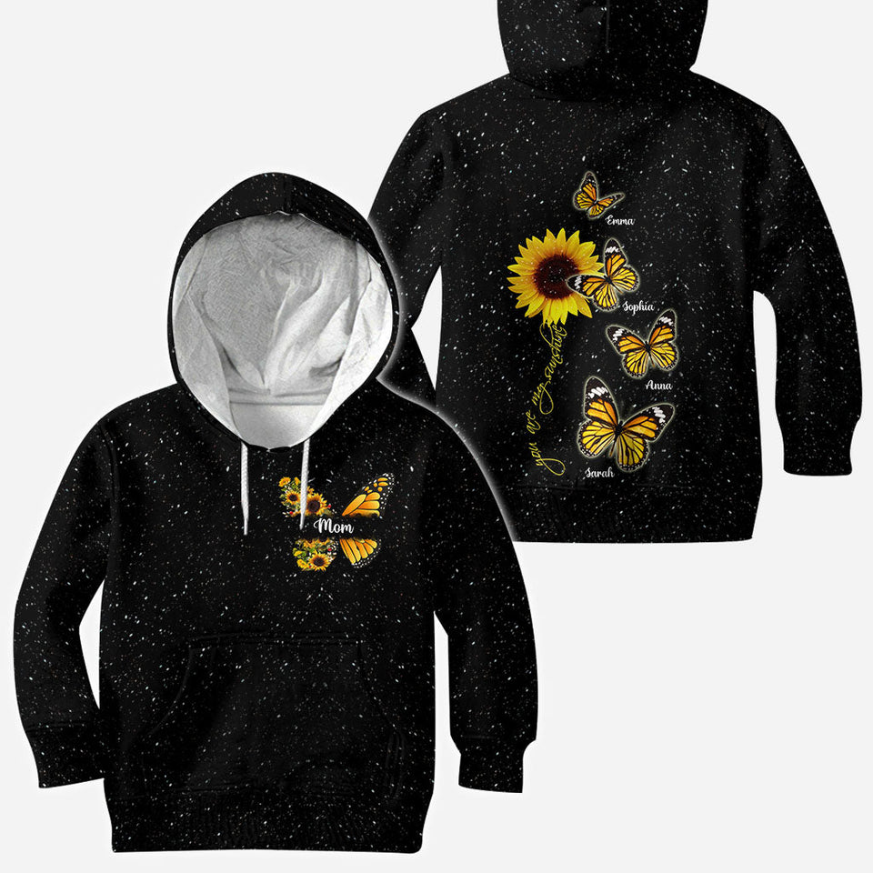 You're My Sunshine - Gift for mom, grandma - Personalized All Over Shirt