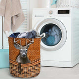 Cute Deer Peaking Hunting Storage Basket 0622