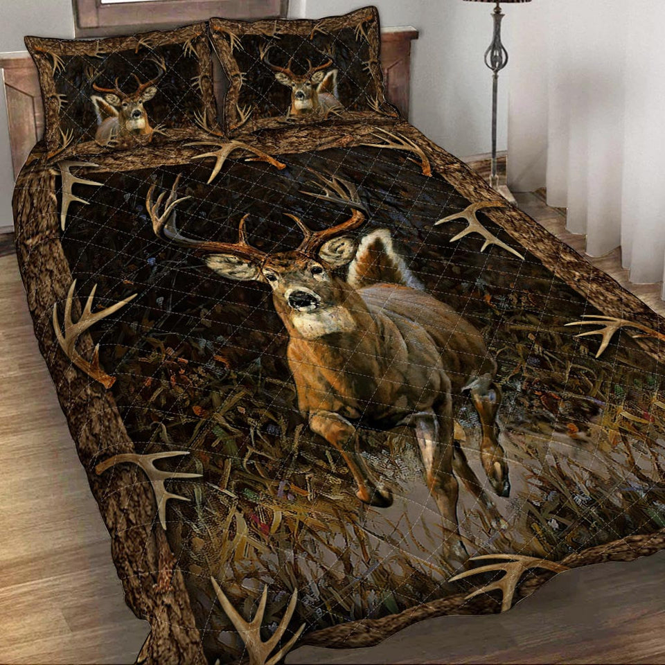 Deer Hunting Hunting Quilt Set