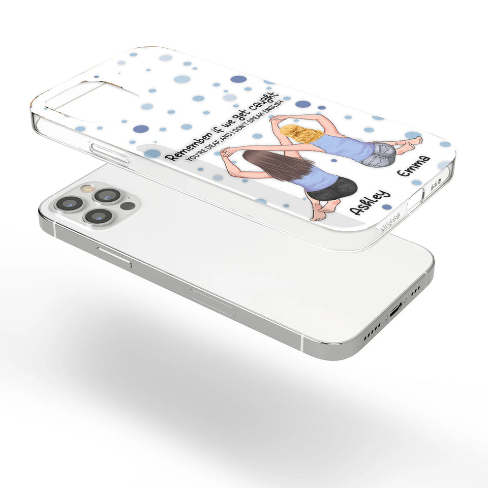 Bestie Forever - Bestie gift for sister - Personalized Clear Phone Case