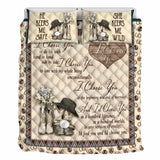 I Choose You - Couple Quilt Set