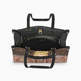 Just A Girl Who Loves Reading - Personalized Book Leather Handbag