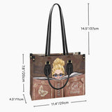 Just A Girl Who Loves Reading - Personalized Book Leather Handbag