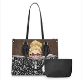 Teaching Is A Work Of Heart - Personalized Teacher Leather Handbag