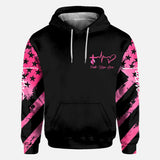 Faith Breast Cancer Cross Wings - Breast Cancer Awareness All Over T-shirt and Hoodie 0822