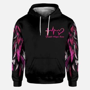 Be Stronger Eagle Breast Cancer - Breast Cancer Awareness All Over T-shirt and Hoodie 0822