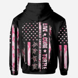 Turtle Breast Cancer Awareness - Breast Cancer Awareness All Over T-shirt and Hoodie 0822
