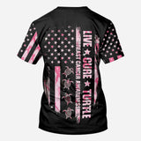 Turtle Breast Cancer Awareness - Breast Cancer Awareness All Over T-shirt and Hoodie 0822