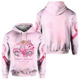 Breast Cancer Truck Christmas - Breast Cancer Awareness All Over T-shirt and Hoodie 0822