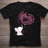 Never Give Up - Breast Cancer Awareness T-shirt and Hoodie 0822