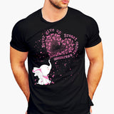 Never Give Up - Breast Cancer Awareness T-shirt and Hoodie 0822