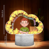 You Are Amazing - Personalized Family Shaped Plaque Light Base