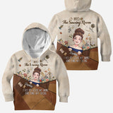 And Into The Sewing Room I Go - Personalized Sewing All Over Shirt