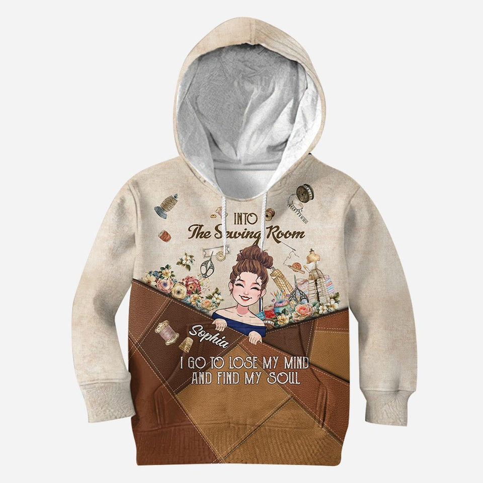 And Into The Sewing Room I Go - Personalized Sewing All Over Shirt