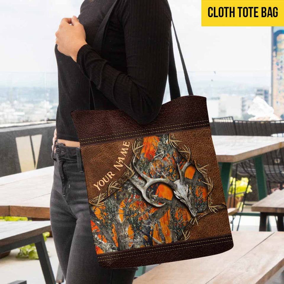 Country Girl Hunting Season Personalized Tote Bag
