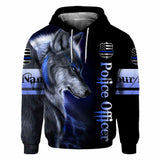 Your First Mistake Was Thinking I Was One Of The Sheep - Personalized Police Officer All Over T-shirt and Hoodie