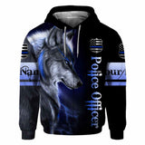 Your First Mistake Was Thinking I Was One Of The Sheep - Personalized Police Officer All Over T-shirt and Hoodie