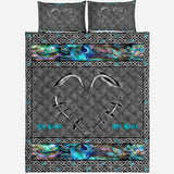 Love Fishing - Personalized Fishing Quilt Set