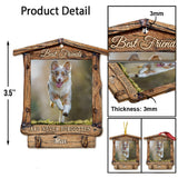 Best Friends Are Never Forgotten - Personalized Christmas Dog Ornament (Printed On Both Sides)