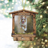 Best Friends Are Never Forgotten - Personalized Christmas Dog Ornament (Printed On Both Sides)