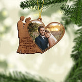 Every Love Story Is Beautiful But Ours Is My Favorite - Personalized Christmas Couple Ornament (Printed On Both Sides)