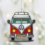Love Camping - Personalized Christmas Ornament (Printed On Both Sides)