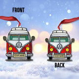 Love Camping - Personalized Christmas Ornament (Printed On Both Sides)
