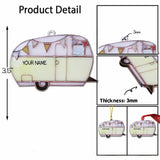 Love Camping - Personalized Christmas Ornament (Printed On Both Sides)