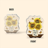 Flowers For Mom - Gift for mom, grandma - Personalized Custom Shaped Acrylic Plaque