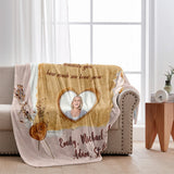 Grandma Mama - Gift for grandma, mom, dad, grandpa, aunt, uncle, sister, brother, husband, wife, friend - Personalized Blanket