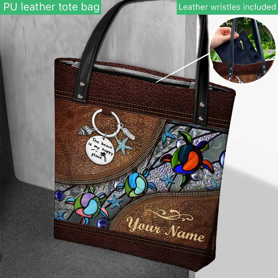 Sea Waves - Sea Lover Personalized Tote Bag
