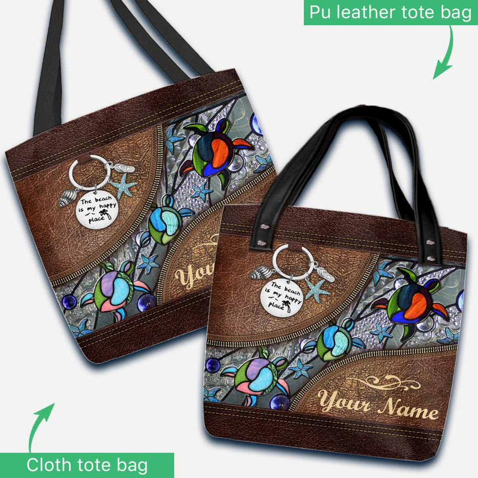 Sea Waves - Sea Lover Personalized Tote Bag
