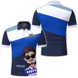 Golf Is My Therapy - Personalized Golf Polo Shirt