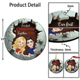 Our First Christmas Together - Personalized Couple Ornament