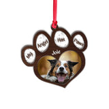 My Angel Has Paws - Personalized Christmas Dog Layers Mix Ornament