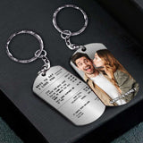 Way To Say I Love You - Personalized Couple Stainless Steel Keychain