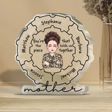 Mom Qualities - Personalized Mother's Day Mother Custom Shaped Acrylic Plaque