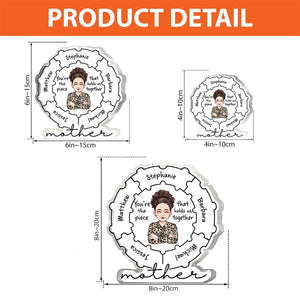 Mom Qualities - Personalized Mother's Day Mother Custom Shaped Acrylic Plaque
