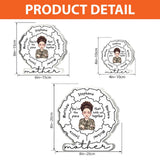 Mom Qualities - Personalized Mother's Day Mother Custom Shaped Acrylic Plaque