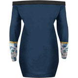 A Wise Mom Once Said - Personalized Mother Off Shoulder Long Sleeve Dress