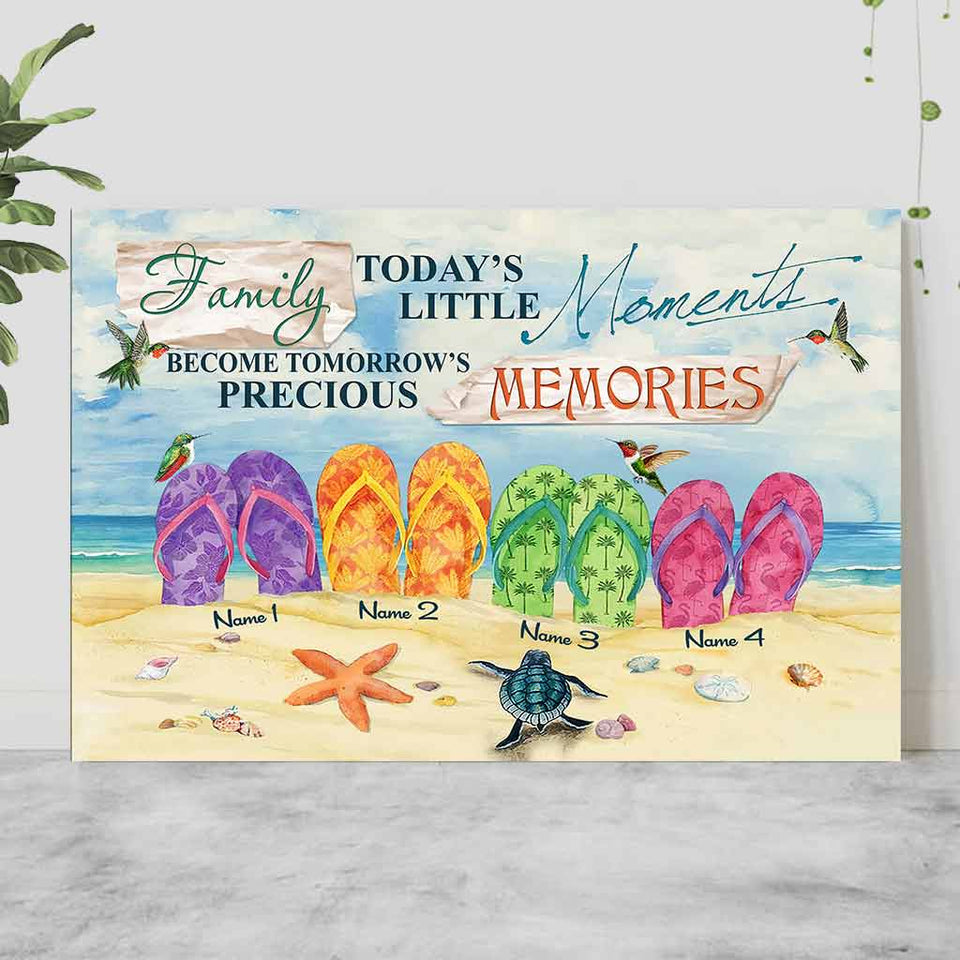 Family Today's Little Moment - Sea Lover Personalized Poster