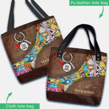 Teacher Vibes Personalized Tote Bag