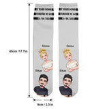 Forever To Go - Personalized Couple Socks