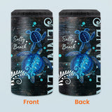 Salty Lil Beach - Personalized Turtle Can Cooler