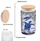 Salty Lil Beach - Personalized Turtle Can Glass