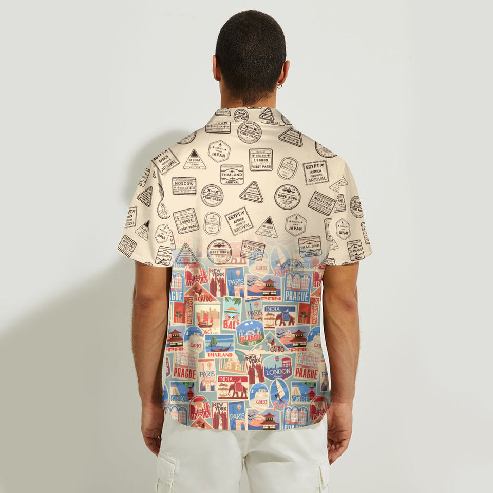 Traveling - Personalized Travelling Hawaiian Shirt