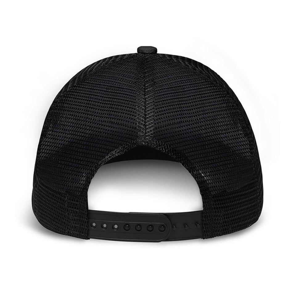 Love Horses - Personalized Horse Trucker Hat (Black Mesh)