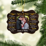 We Are Team - Personalized Christmas Couple Ornament (Printed On Both Sides)