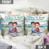 You're The Only One - Personalized Couple Throw Pillow