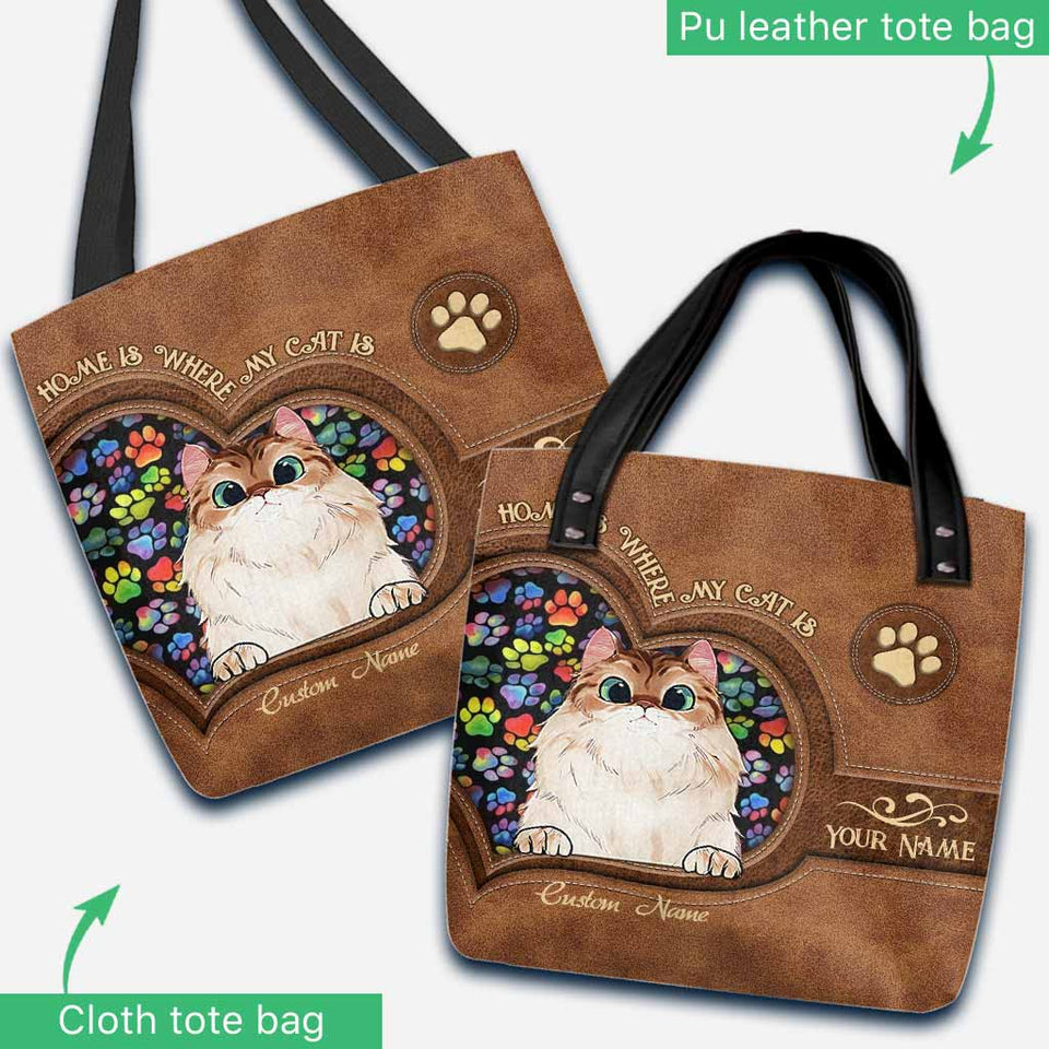 Cat Mom - Personalized Tote Bag